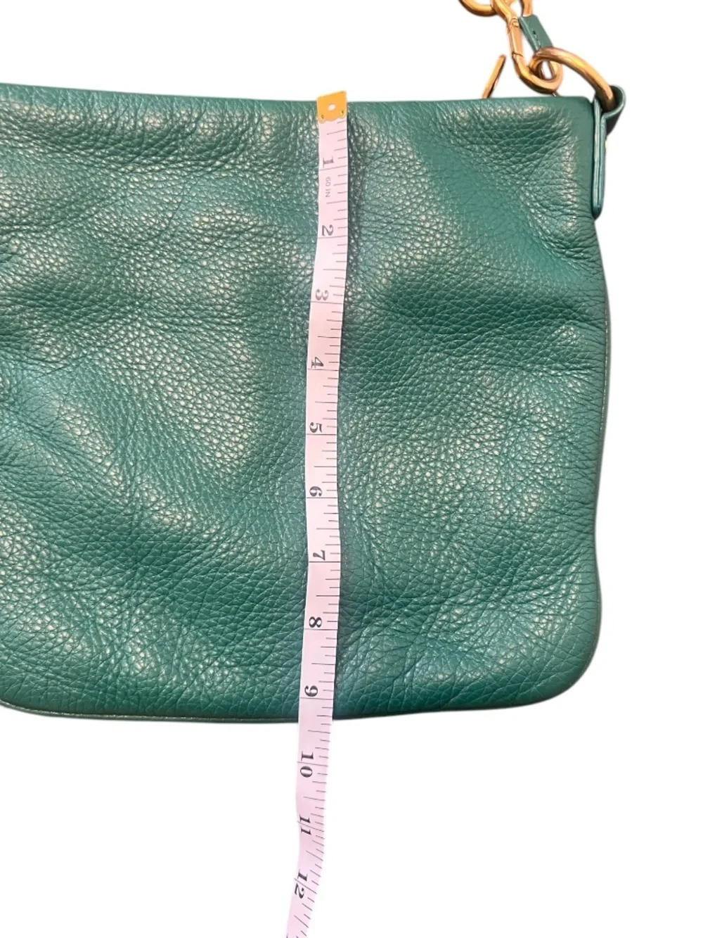 Marc by Marc Jacobs Teal Leather Crossbody Bag Y2K Vintage - Picture 9 of 12